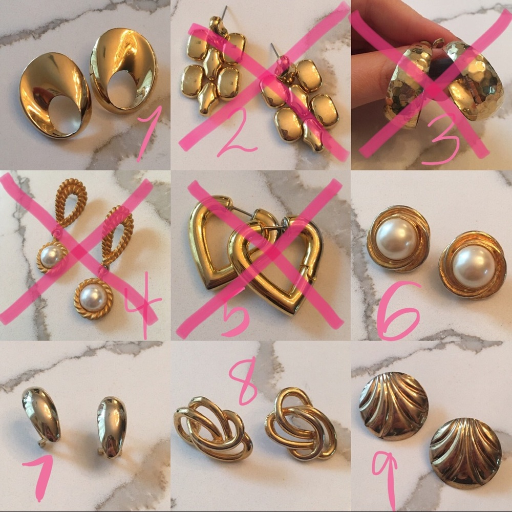 PICK YOUR LOT 2 for $25 Vintage Earrings